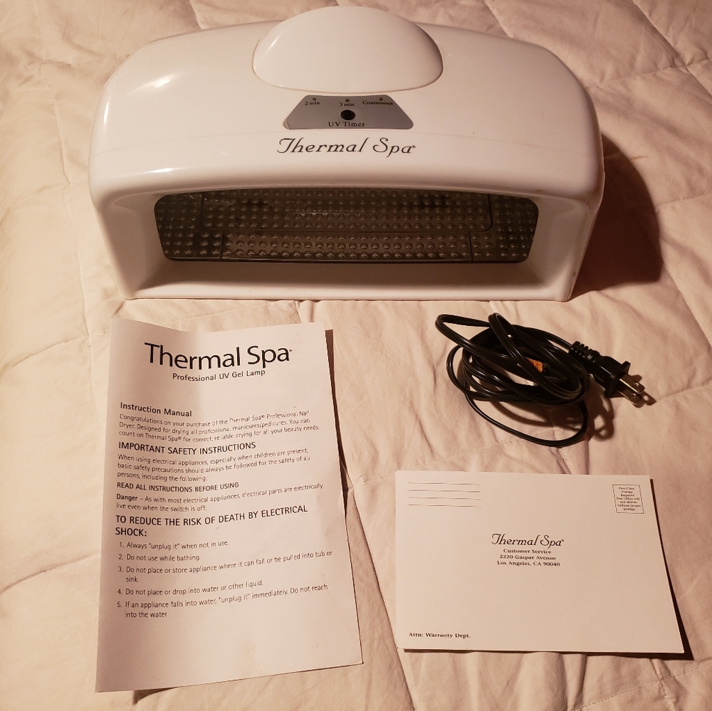 Thermal Spa double hand UV gel nail dryer